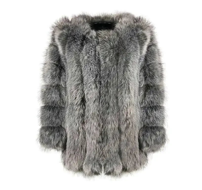Imitation Fur Coat Women&
