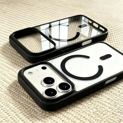 Fashion for Magsafe Wireless Charge Phone Case for iPhone 18 Pro Max 17 Air 16 Plus 15 14 13 12 11 17e 17 Magnetic Acrylic Cover